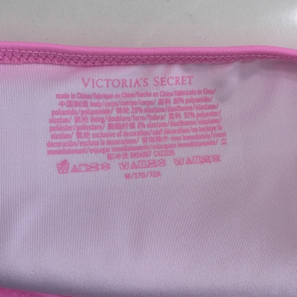 VICTORIA’S SECRET Swim Menton Itsy Swim Bottom Pink Splash Size Medium - Picture 9 of 9